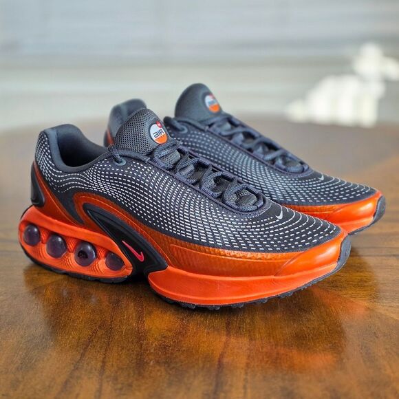 Nike Air Max DN QS Dark Smoke Grey Salsa Red Limited Edition 10.5 New HJ6695-001 - Picture 4 of 16